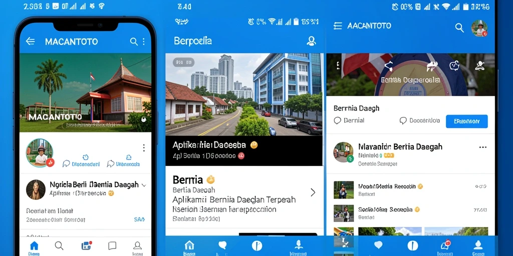 Tampilan antarmuka MACANTOTO yang informatif dan mudah digunakan.