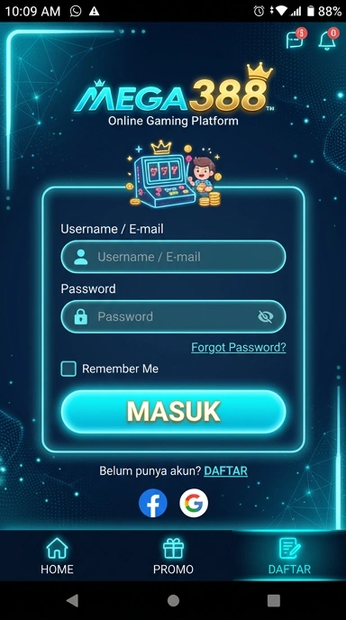 Panduan Masuk Akun Mega388 untuk Pengguna Android